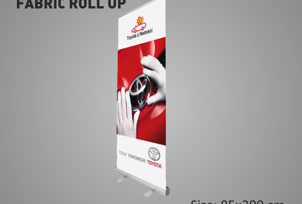 Fabric Roll Up Banner (85X200cm)