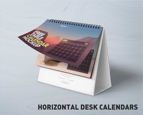 Horizontal Desk Calendars