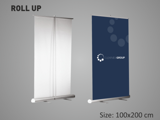 Roll up banner (100×200 cm)