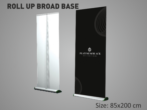 Broad Base Roll Up Banner (85×200 cm)