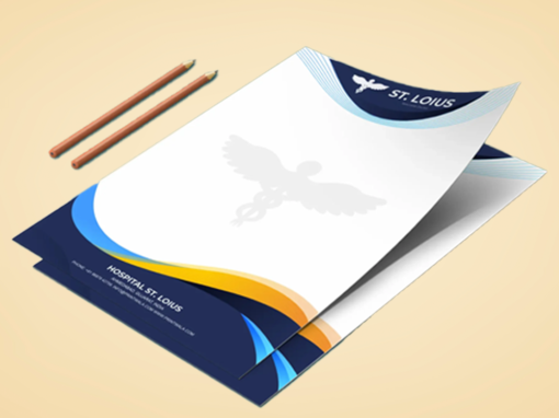 Multicolor Letterhead